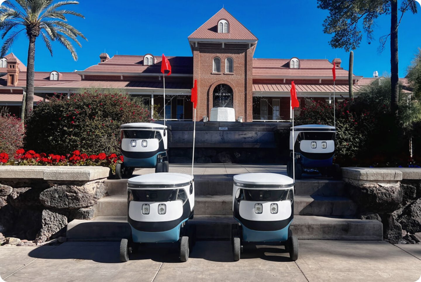 Cartken robots at University of Arizona