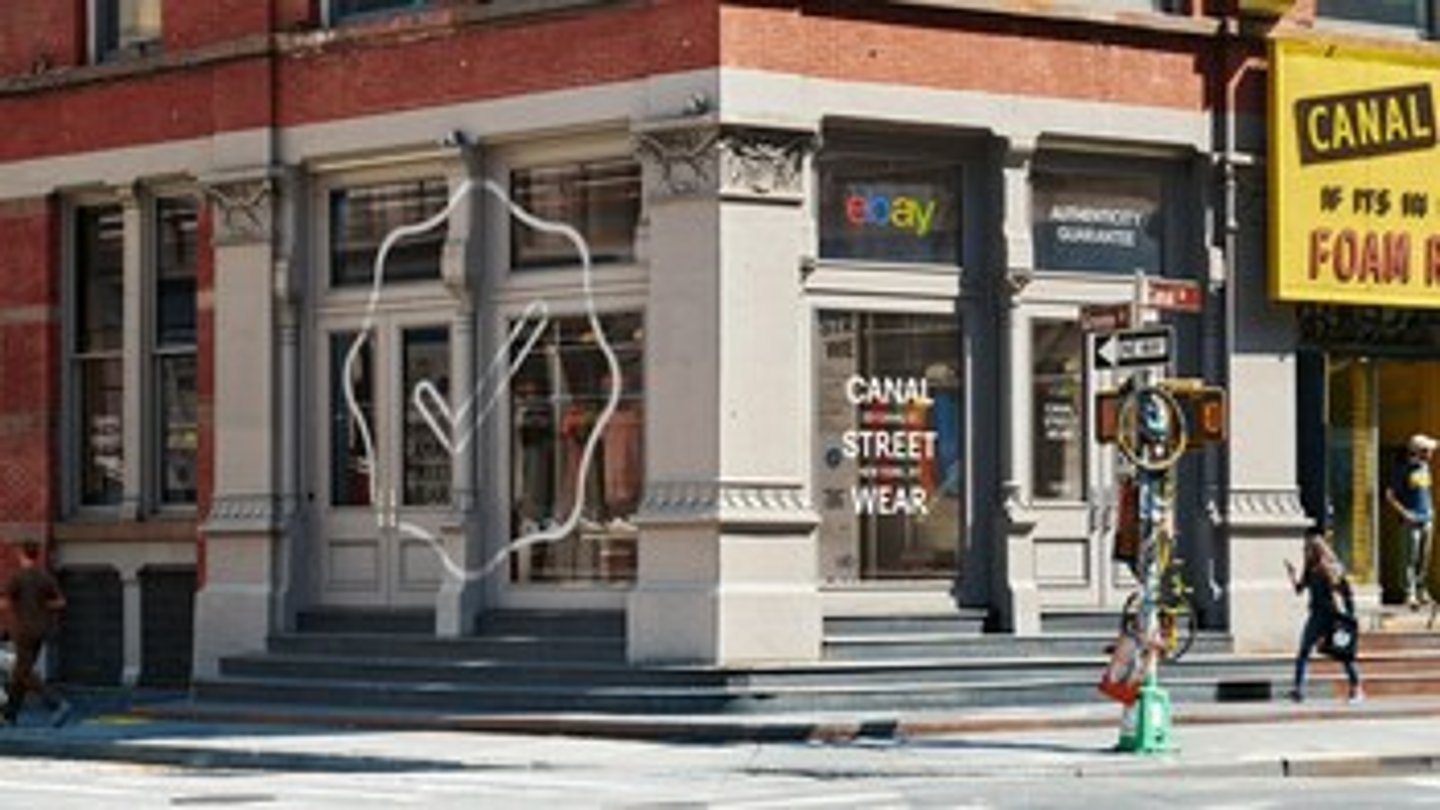 eBay streetwear pop-up New York City
