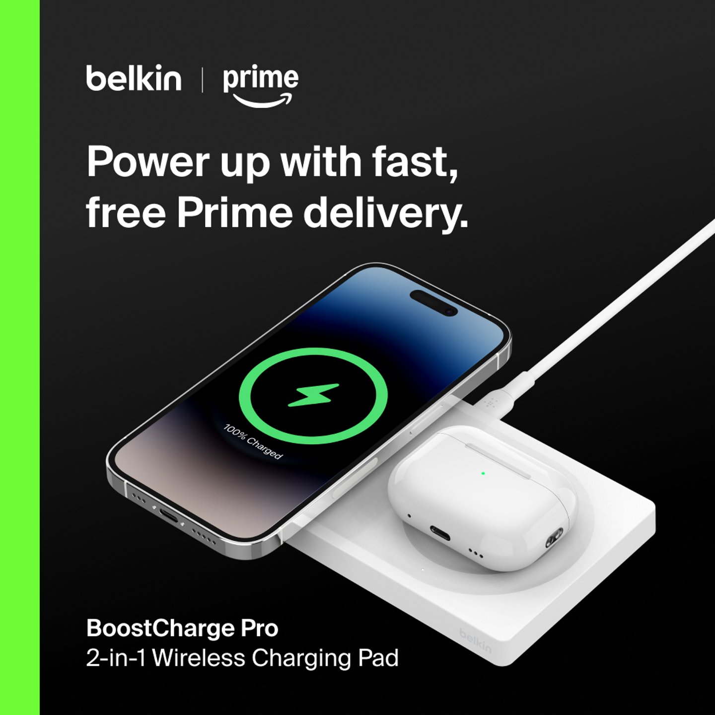 Belkin teams with Amazon Buy with Prime (Graphic: Business Wire).