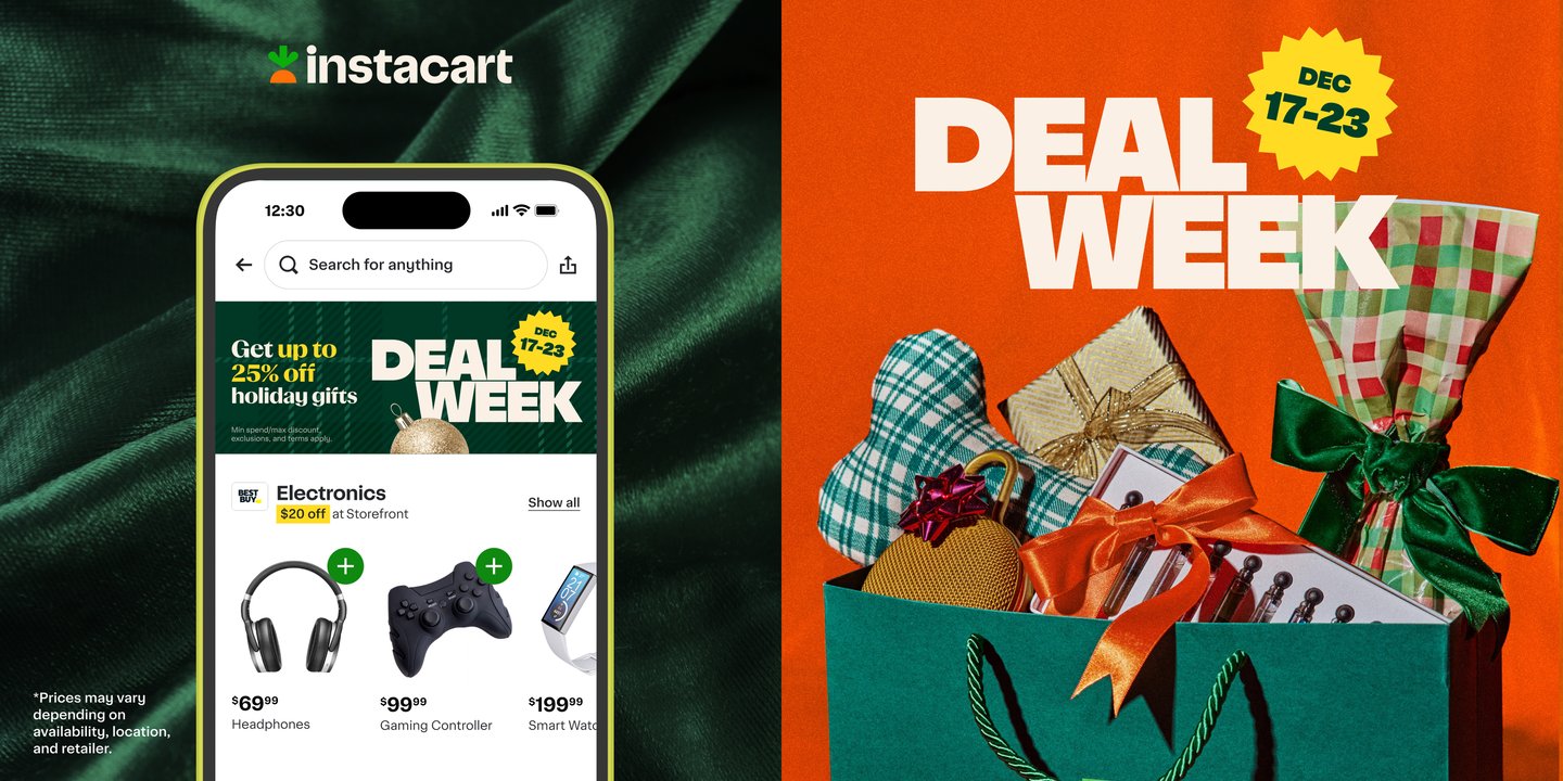 Instacart Holiday Deal Week (Image: Instacart)