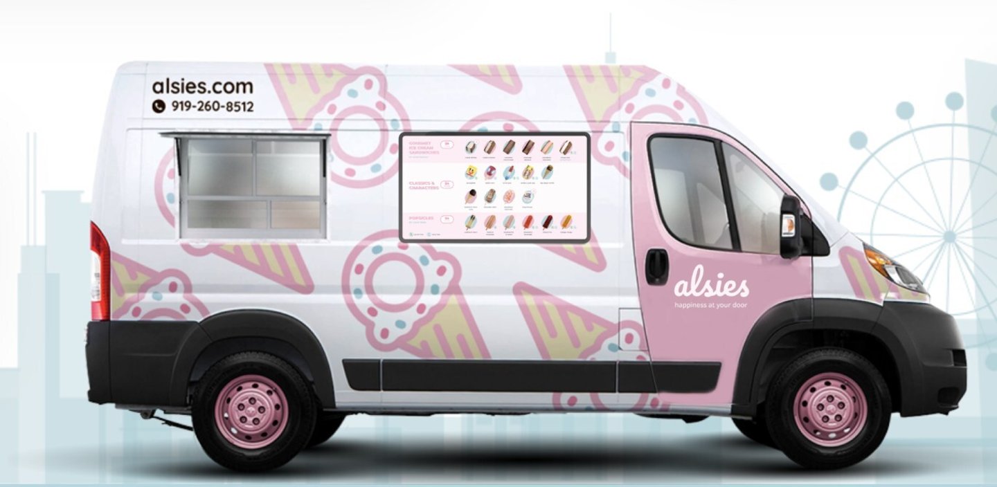 Alsies ice cream truck