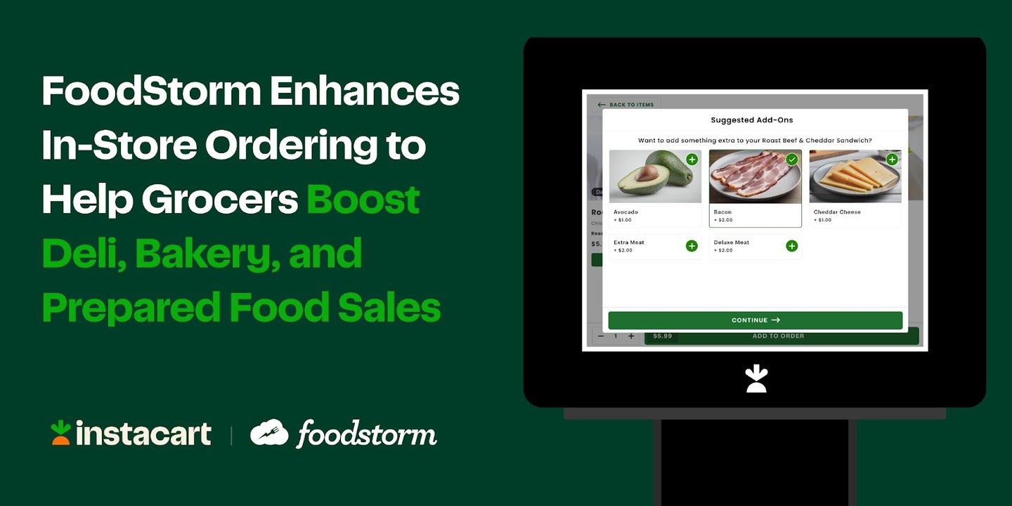 Instacart FoodStorm kiosk