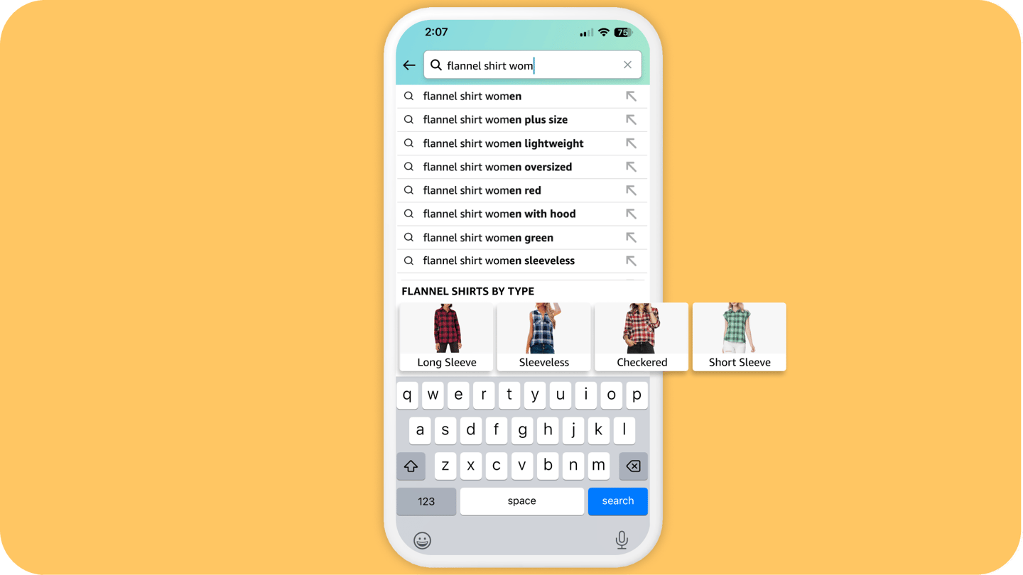 Amazon visual shopping