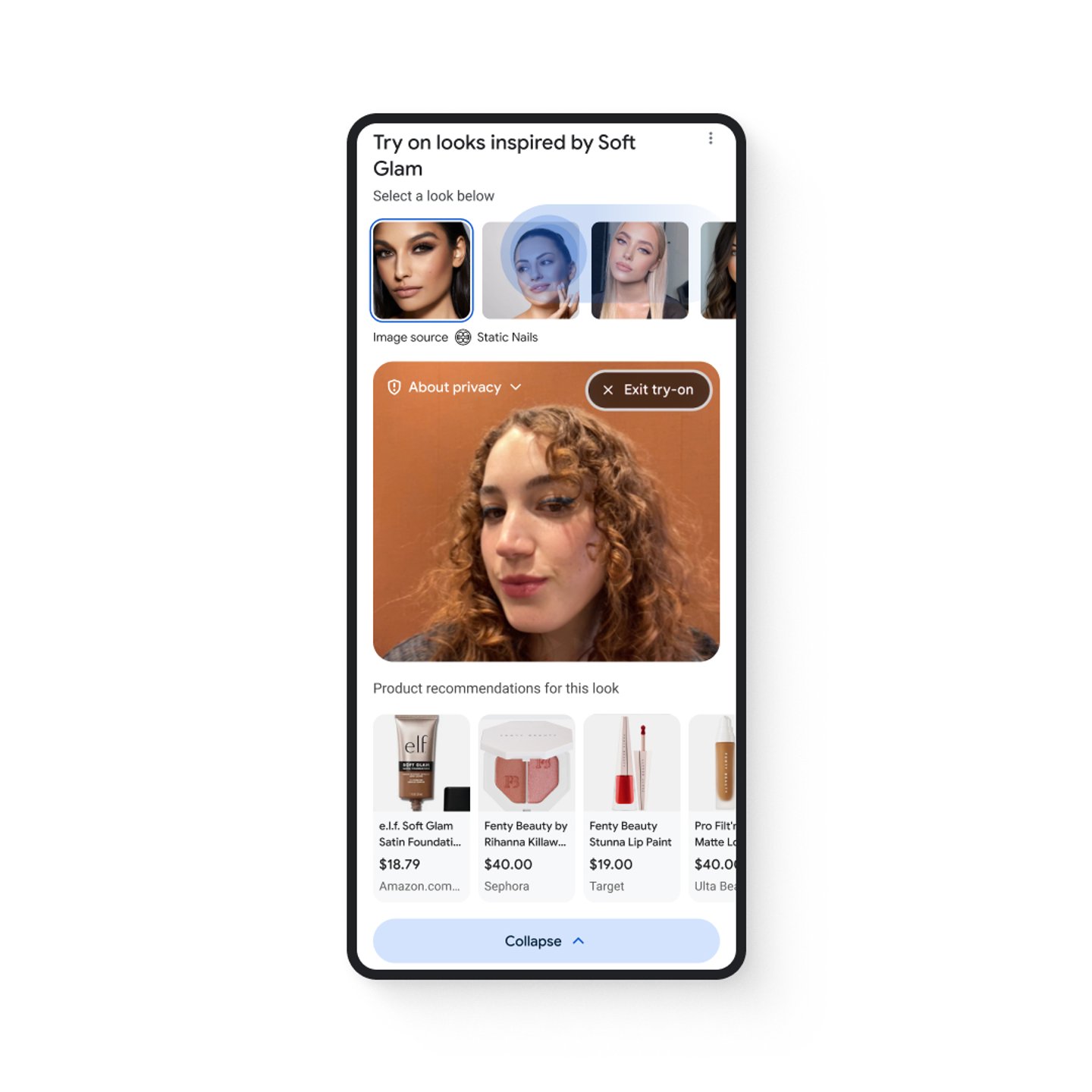 Google virtual try-on