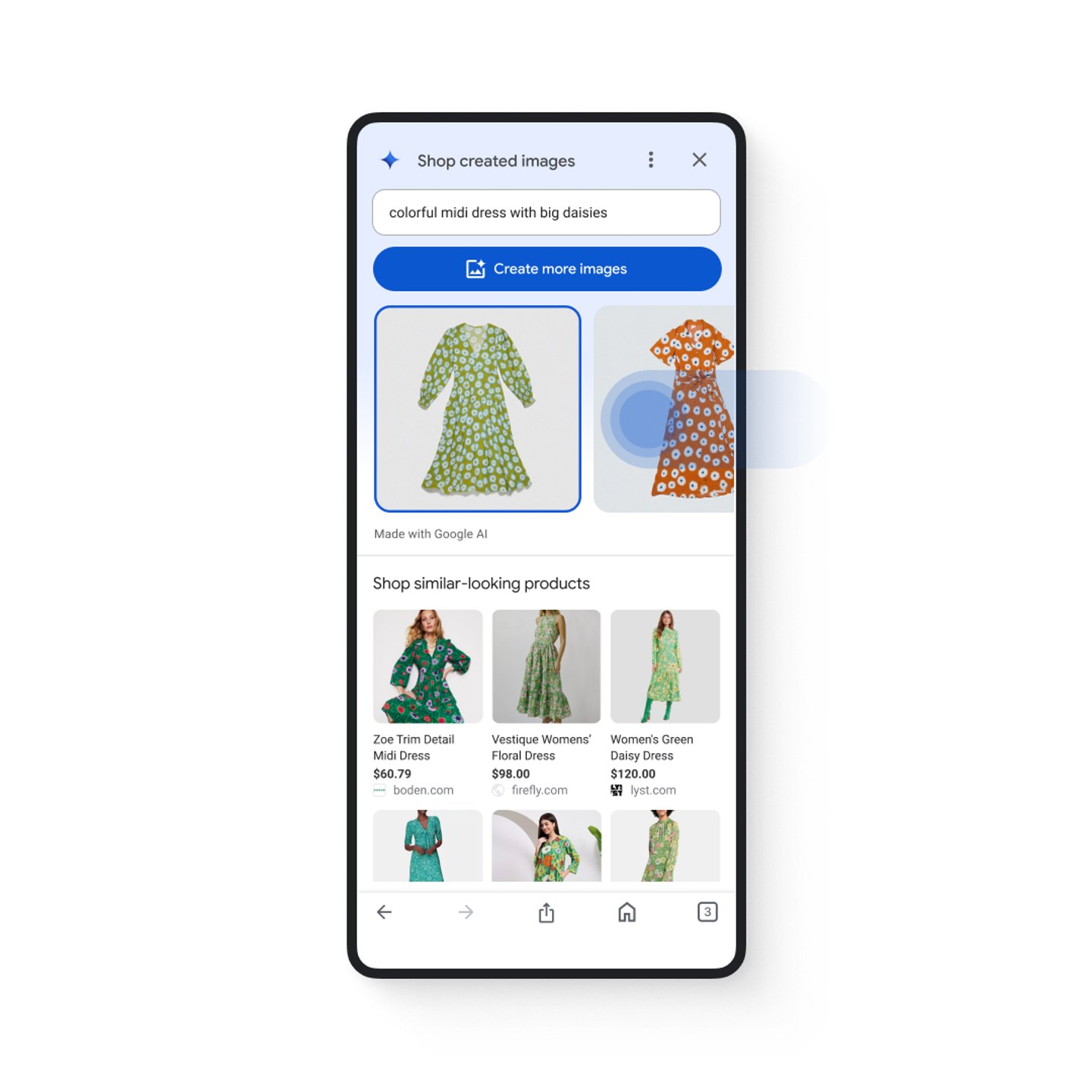 Google vision match
