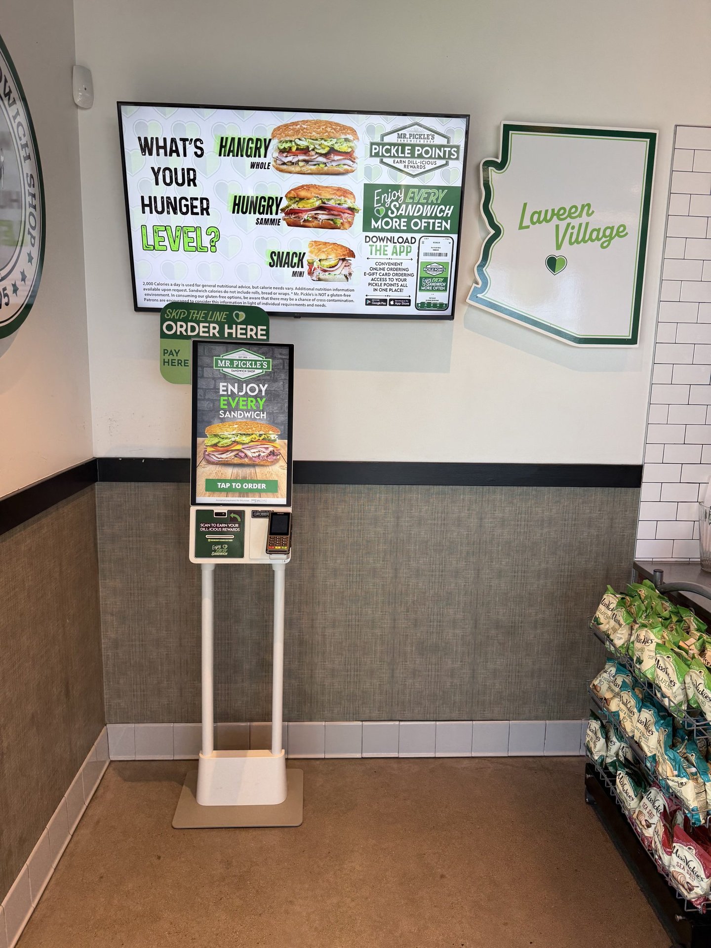 Mr. Pickles self-service kiosk