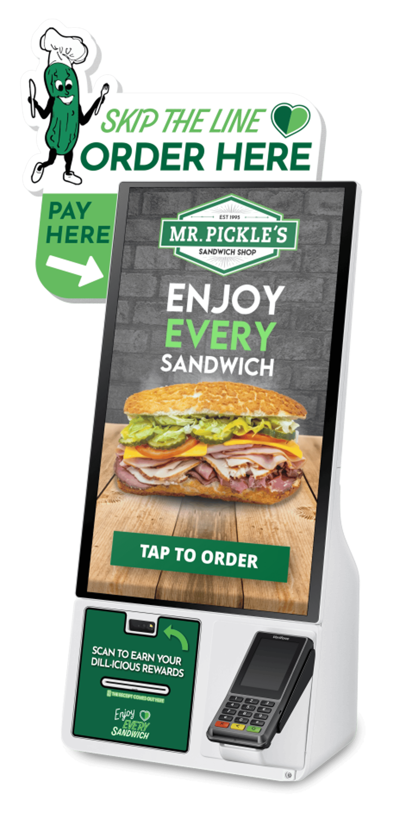 Mr. Pickles kiosk