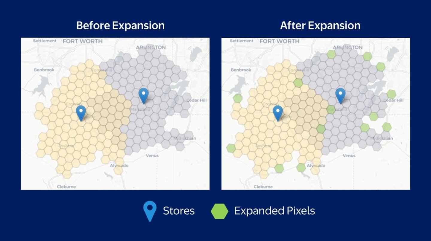 Walmart delivery mapping