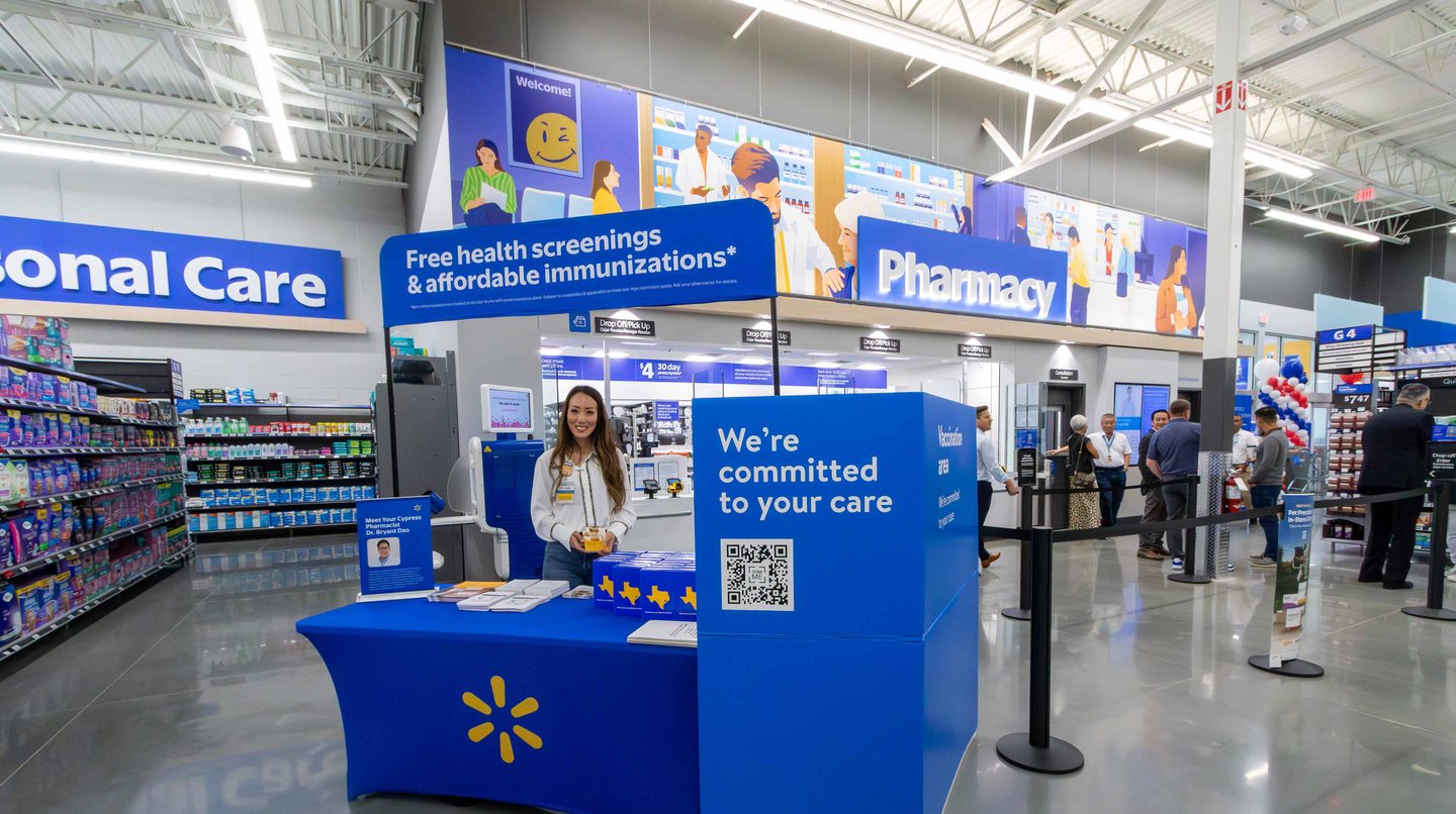 Walmart pharmacy info booth
