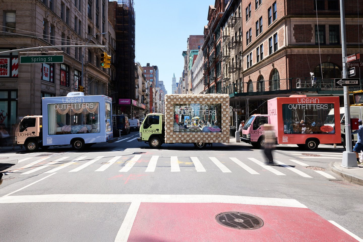 Urban Outfitters 'UO Haul' trucks.