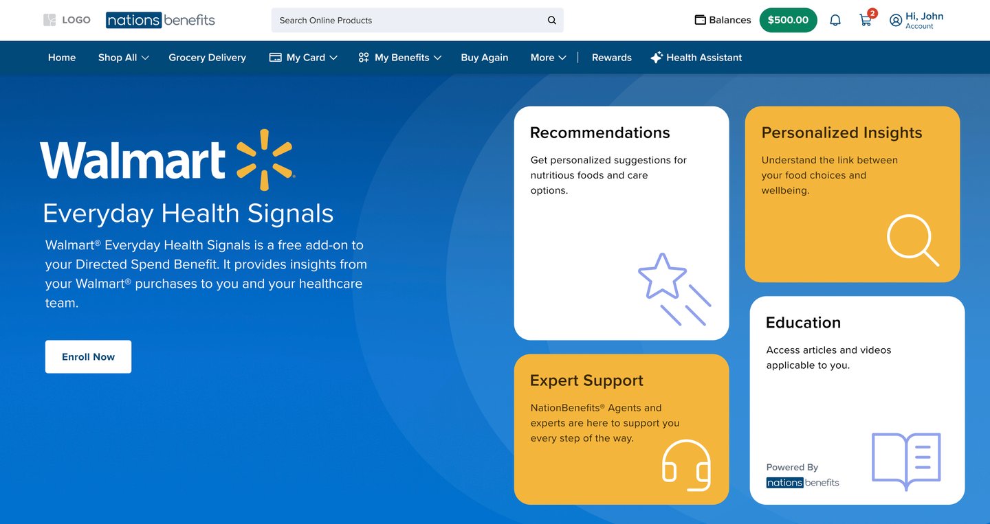 Walmart Everyday Health Signals