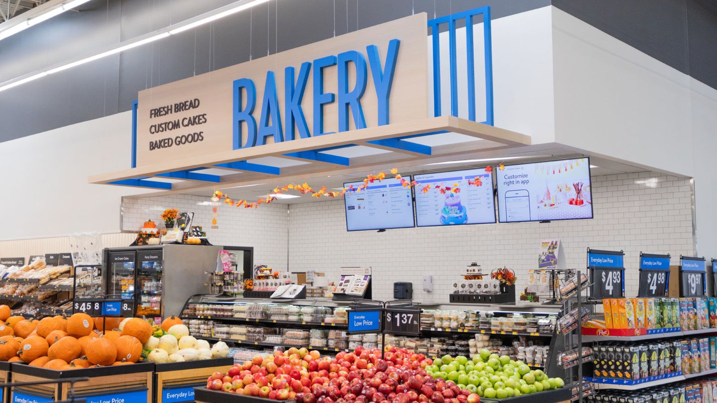 Walmart store of the future bakery
