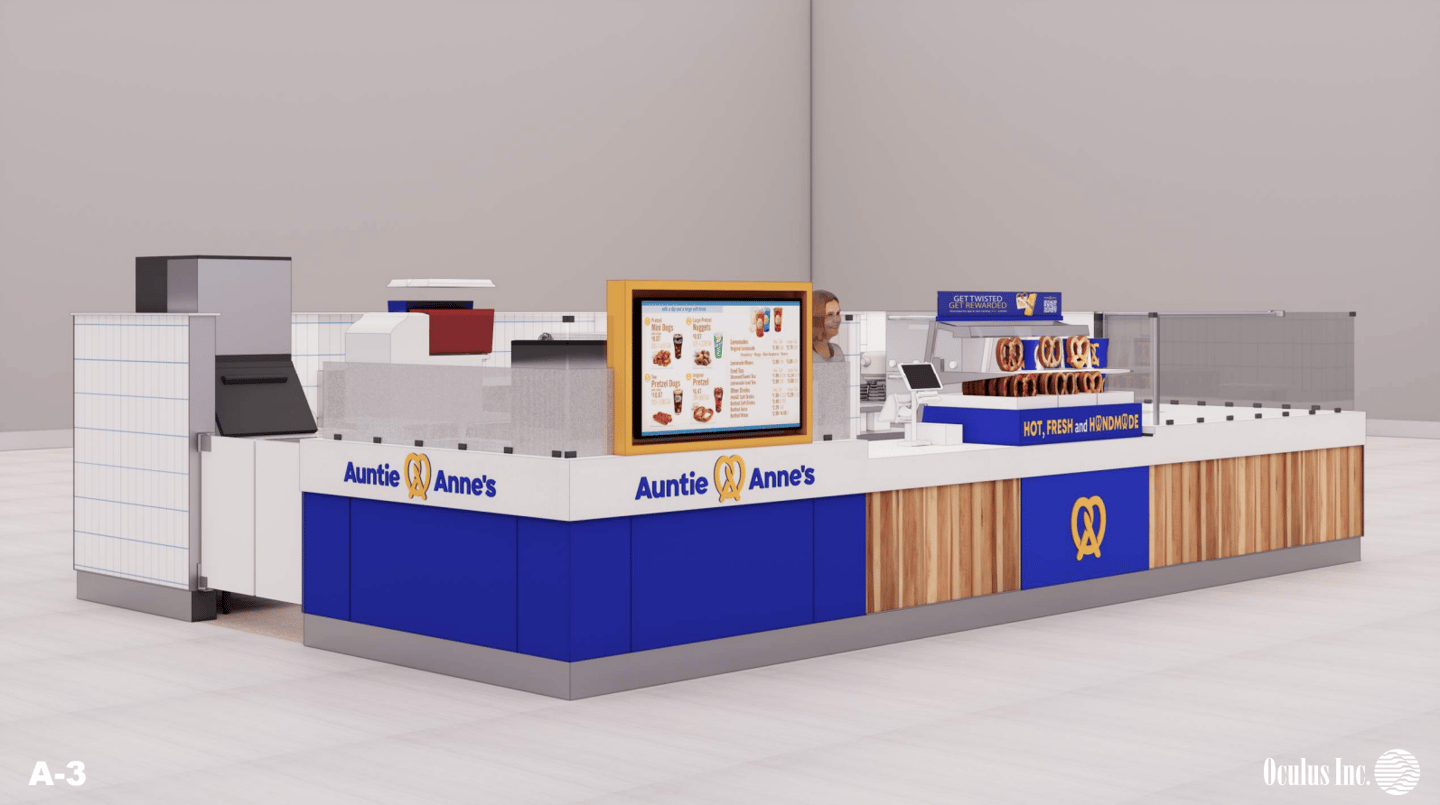 Auntie Anne's new format