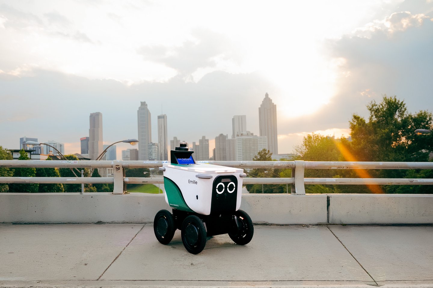 Serve delivery robot