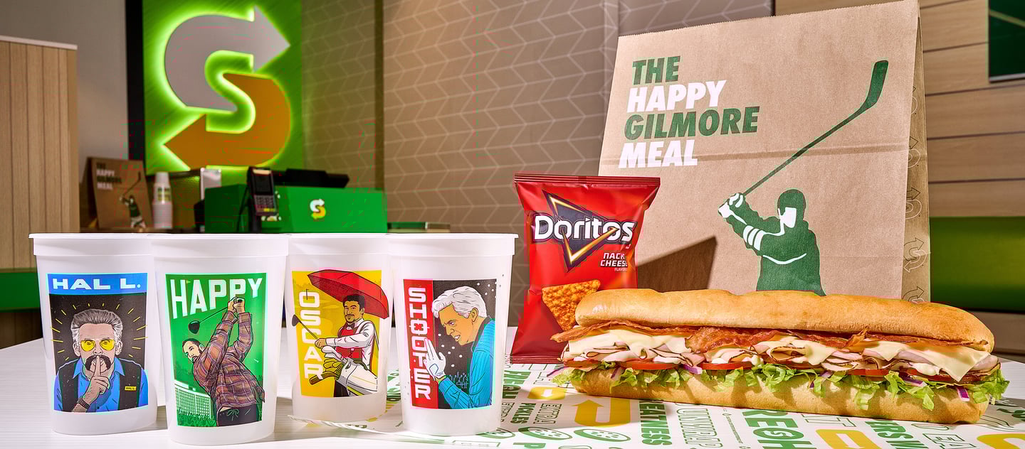 Subway Happy Gilmore meal