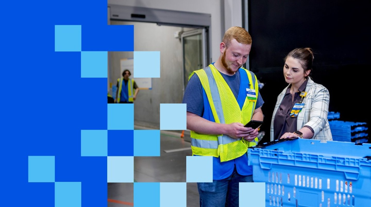 Walmart associates using AI