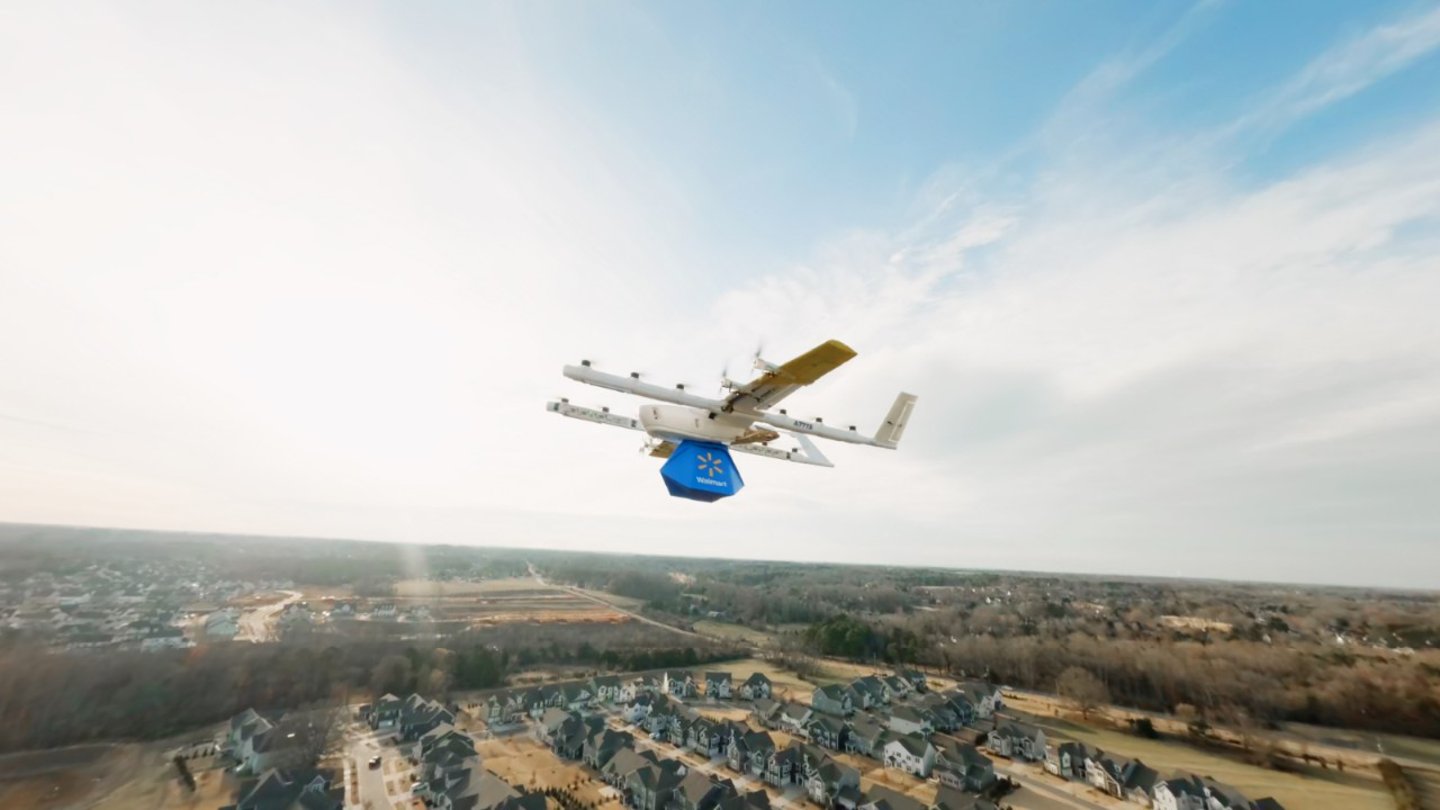 Walmart delivery drone
