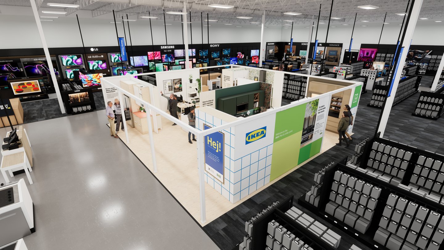 Best Buy Ikea shop-in-shop