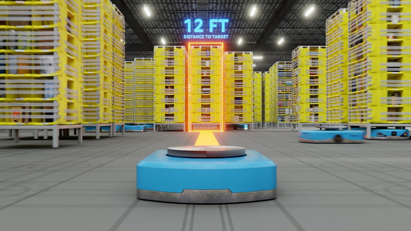 Amazon warehouse robot