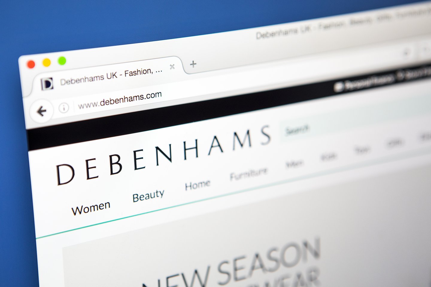 Debenhams site
