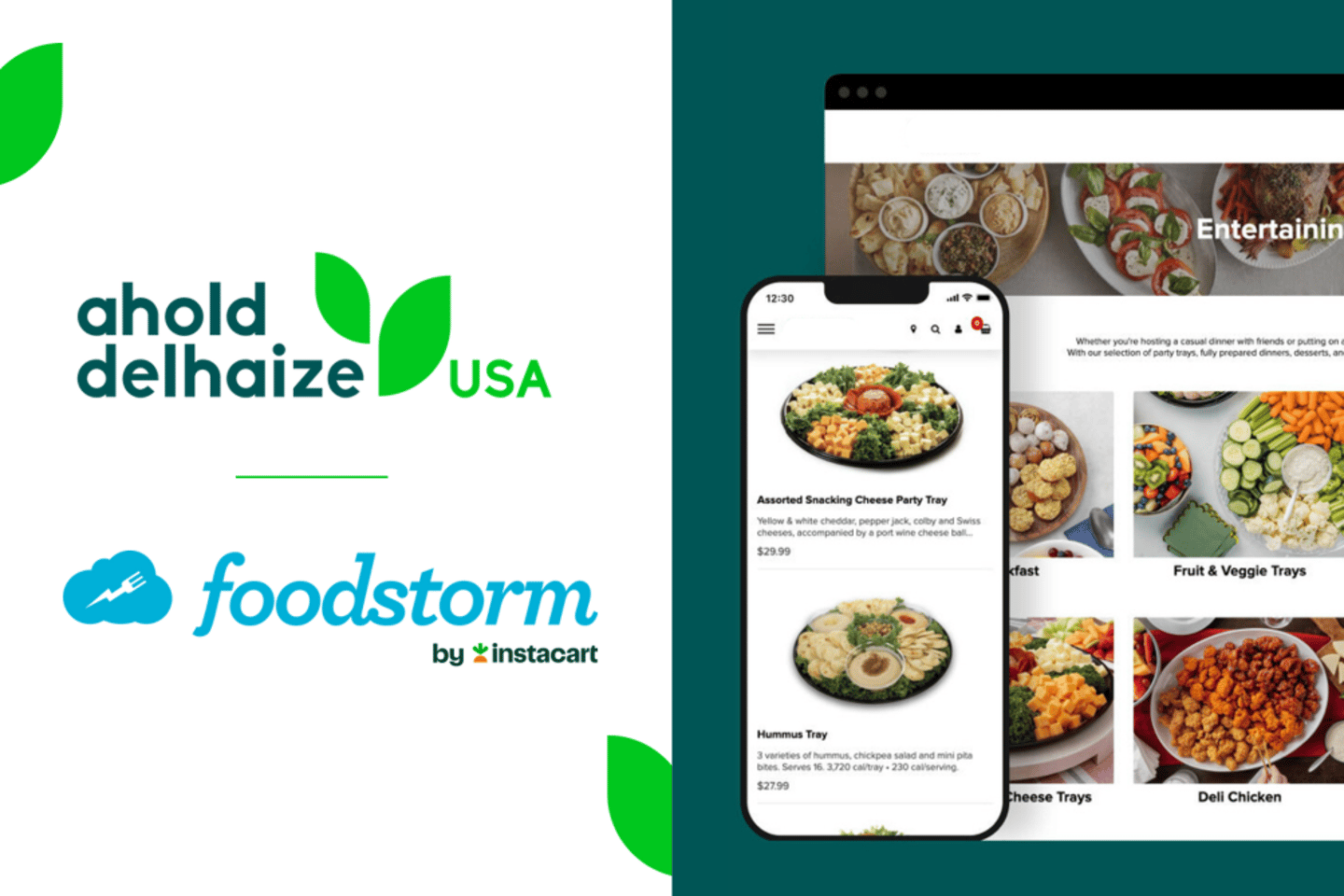 Ahold Delhaize USA deploys Instacart Foodstorm.