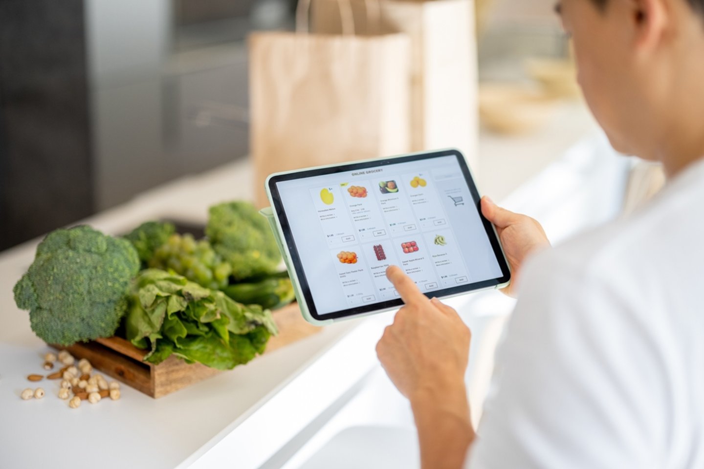 Online grocery shopping