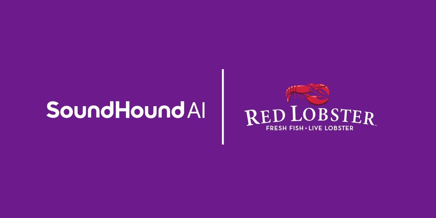 Red Lobster and SoundHound logos