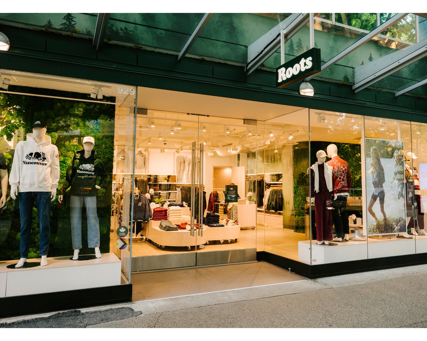 Roots Vancouver flagship store