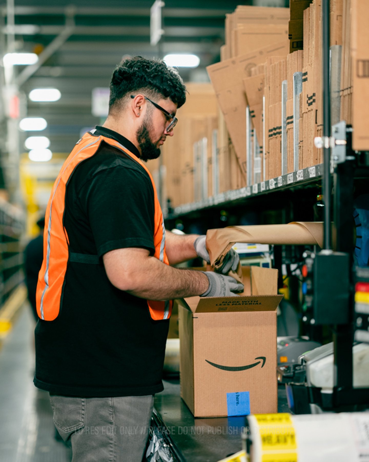 Amazon fulfillment worker