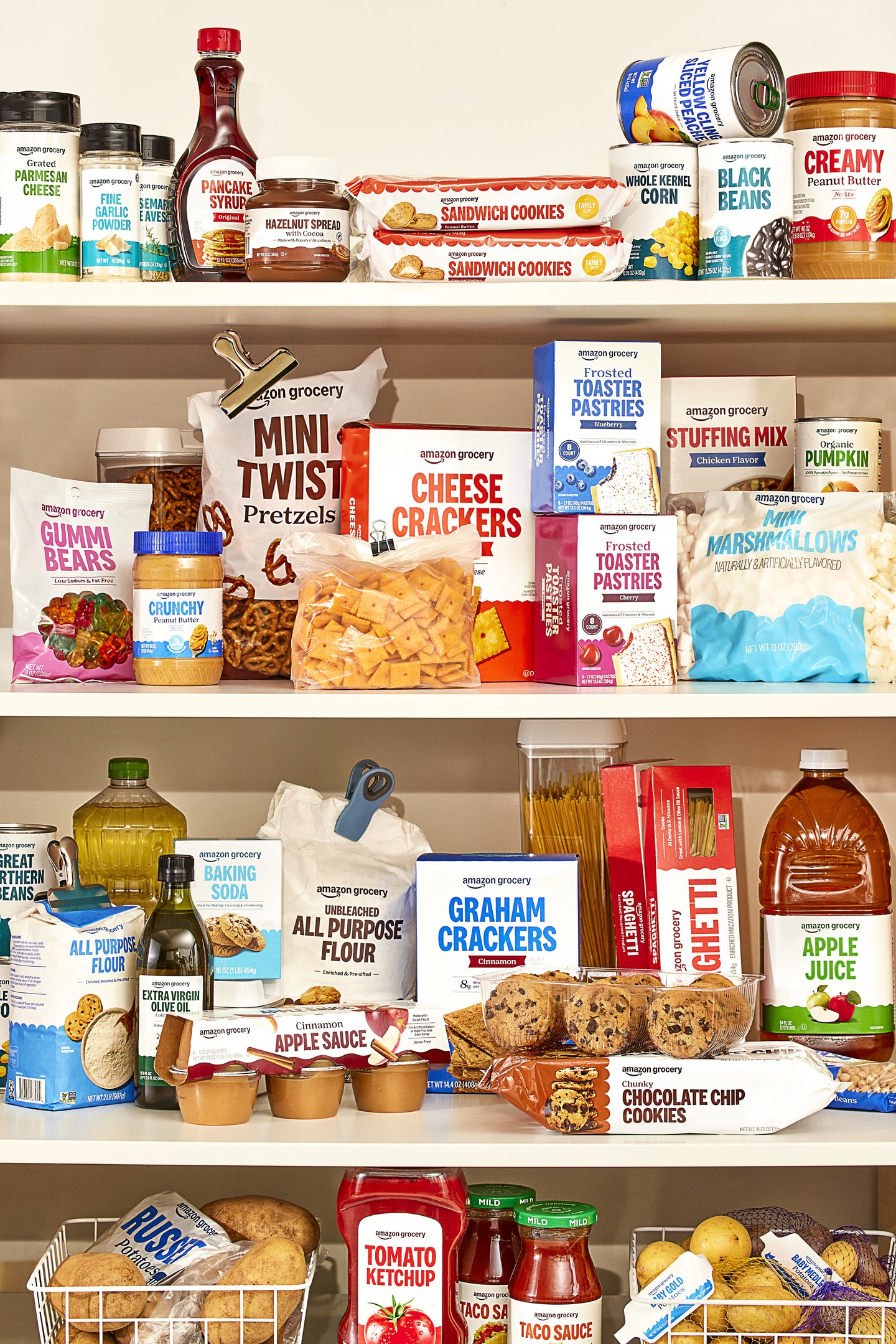 Amazon Grocery assortment