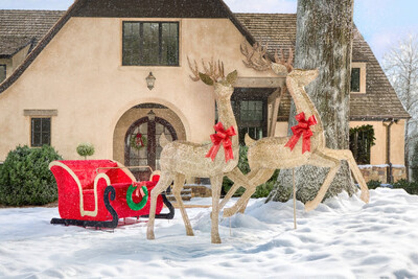 Lowe's living sleigh yard.