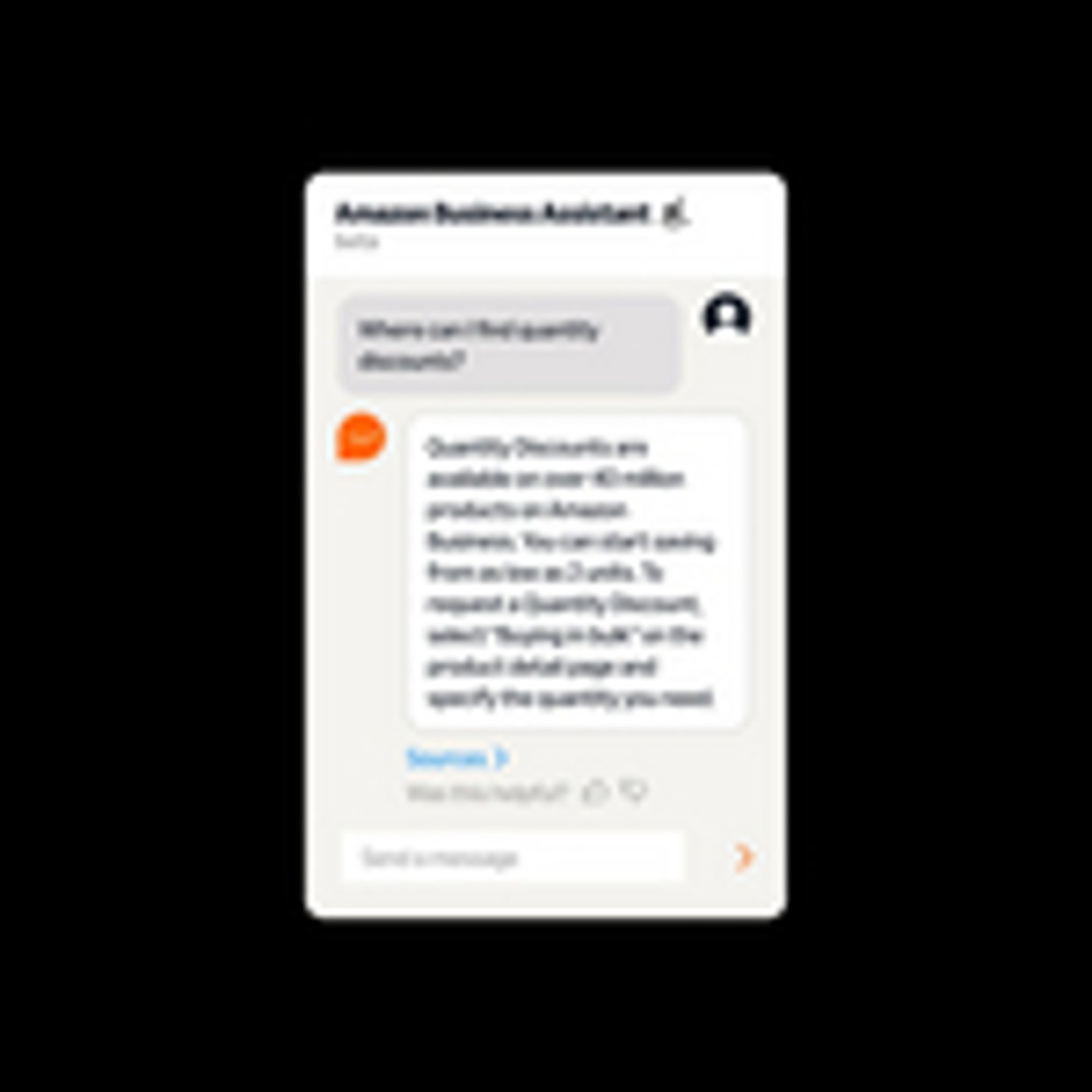 Amazon Business Assistant