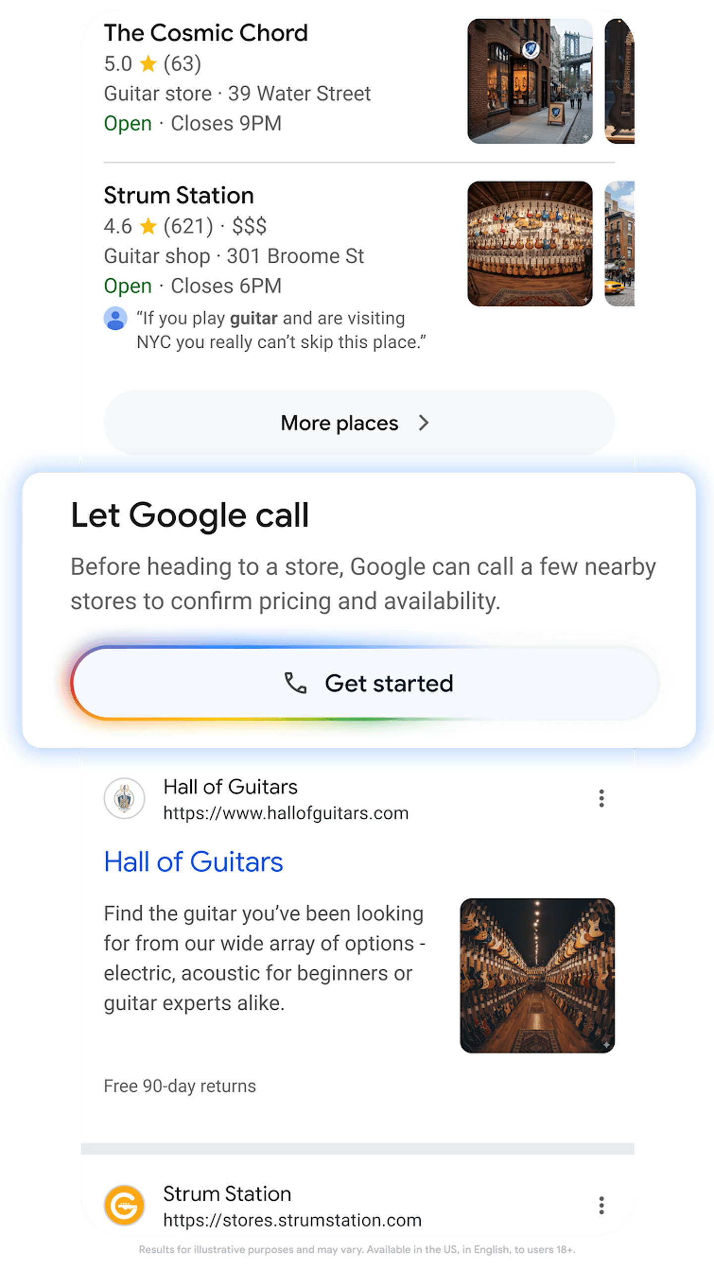 Google agentic AI calling 
