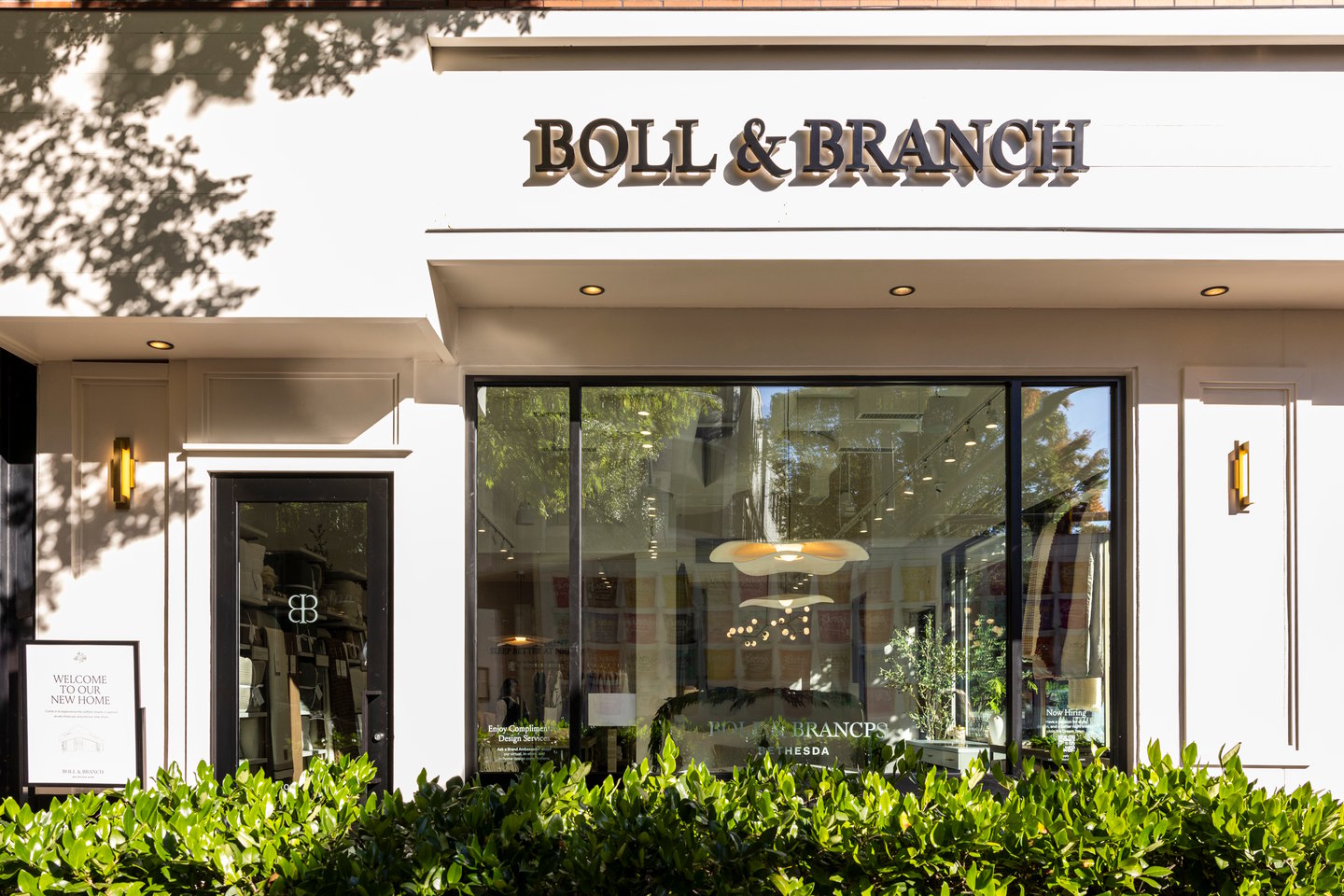 Boll & Branch's new Bethesda, Md. location inches the company closer to doubling its retail portfolio.   
