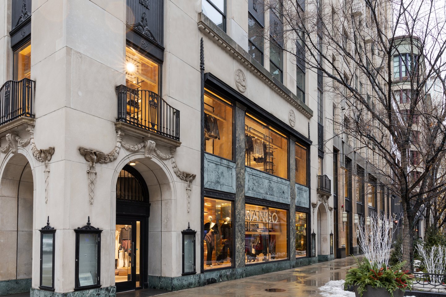 Mango’s new Chicago location is its 60th store in the United States. 
