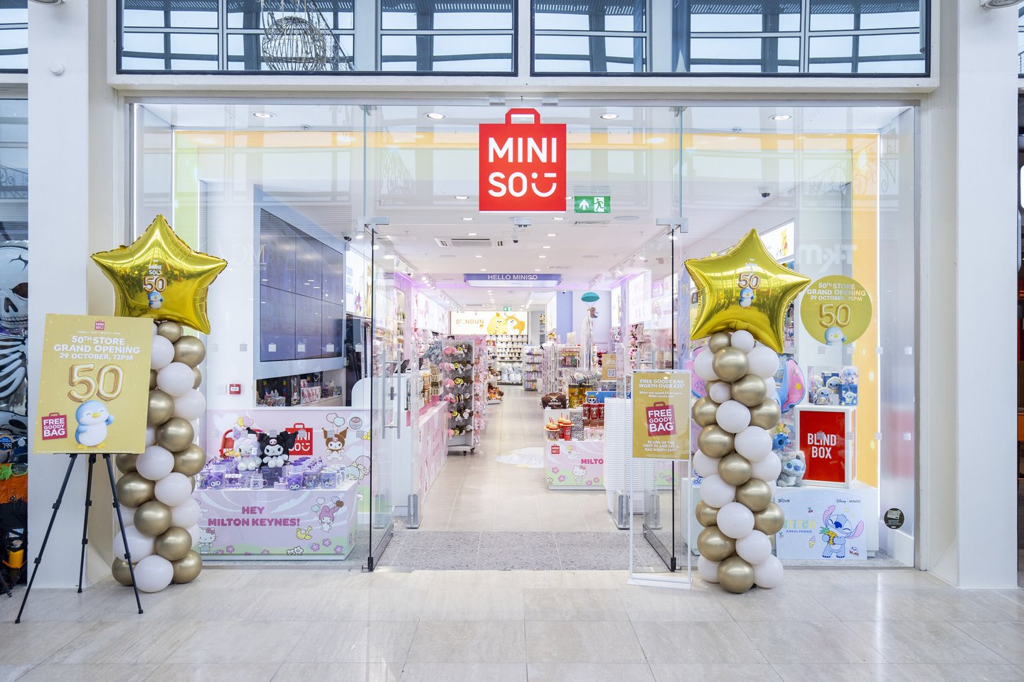 Miniso Milton Keynes U.K. store