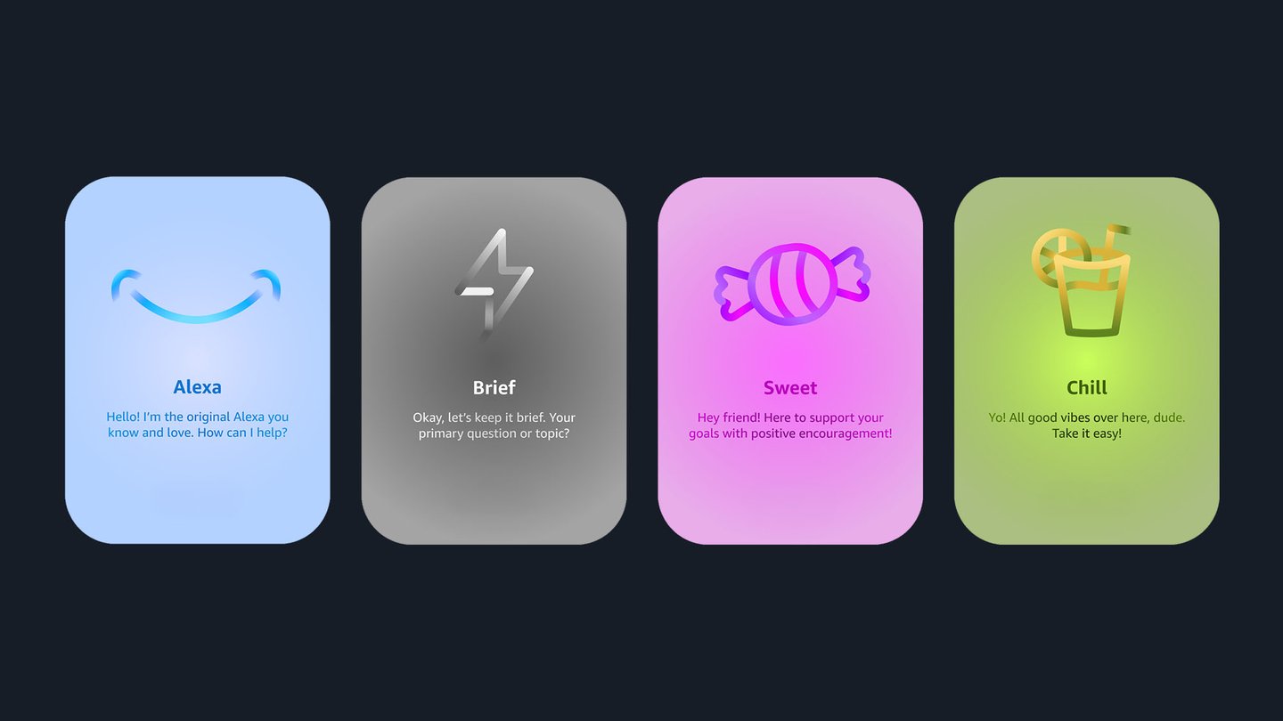 Alexa+ personality styles