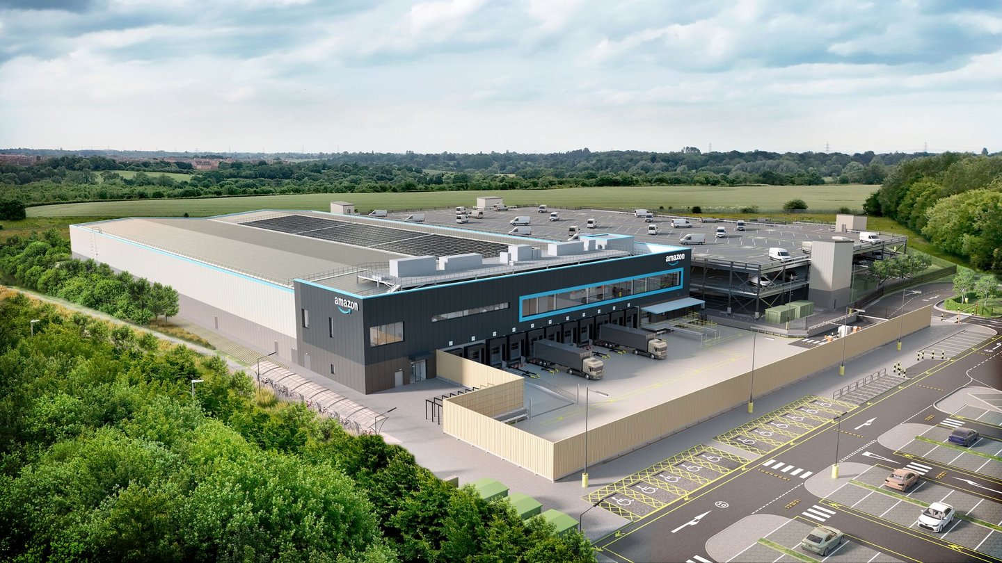 Amazon UK delivery station