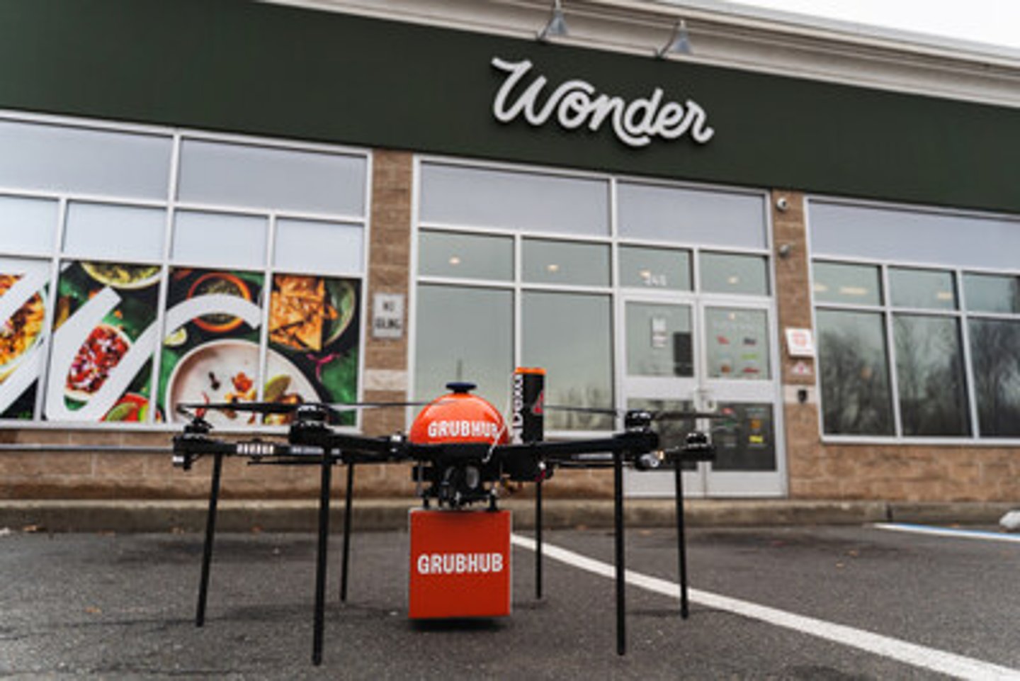 Grubhub drone test