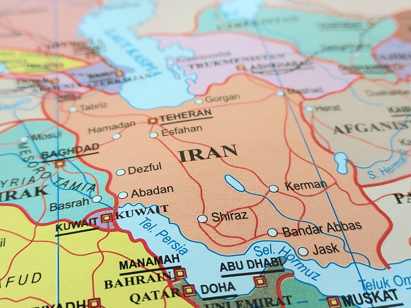 Iran map (Image: Thoha Firdaus)