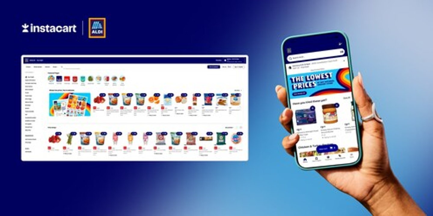 Aldi U.S. Instacart website