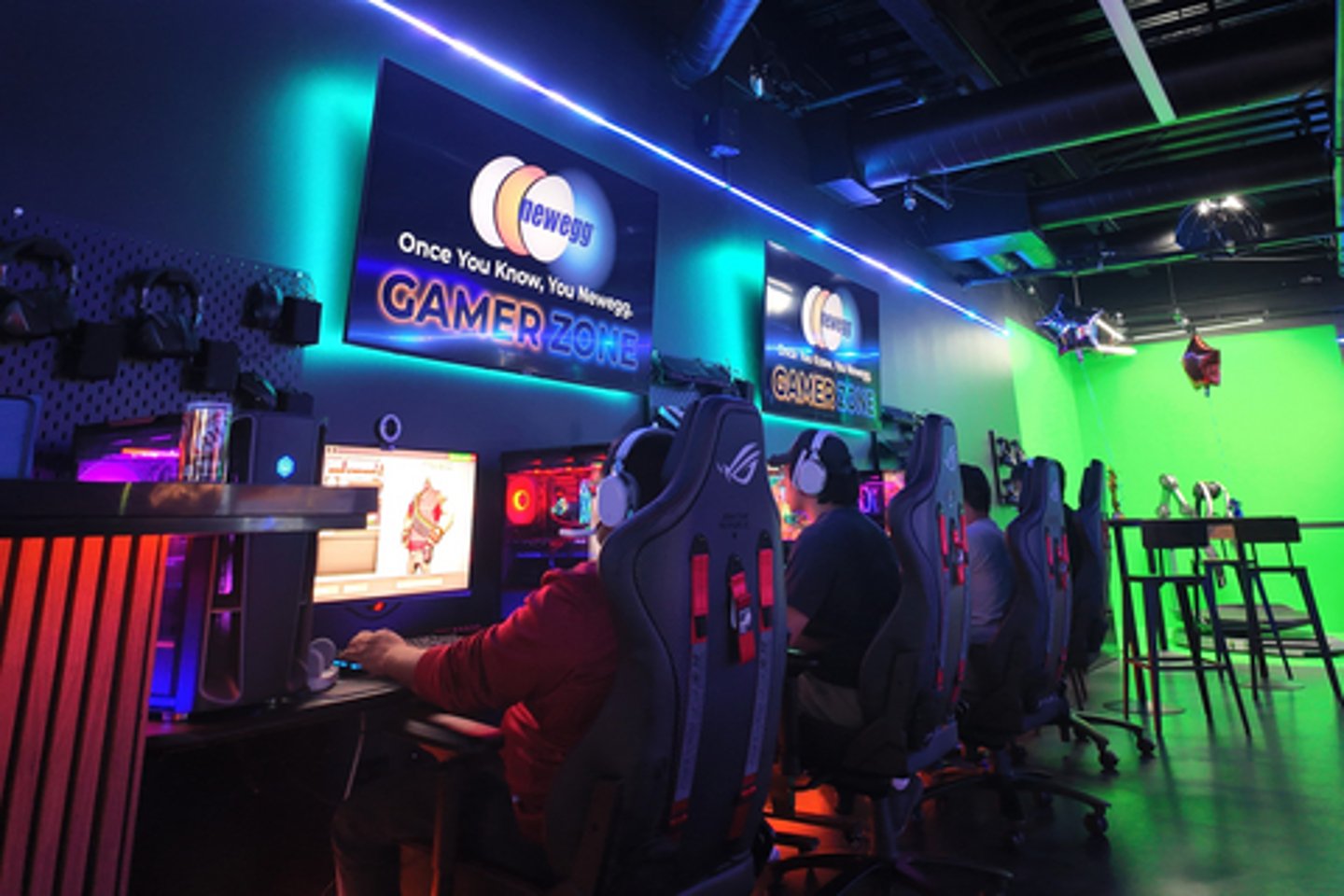 Newegg Gamer Zone grand opening
