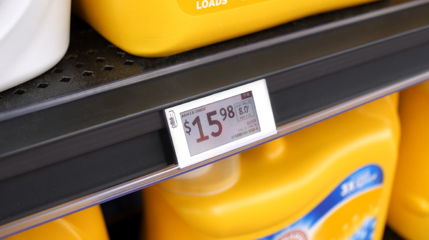 Walmart shelf tag