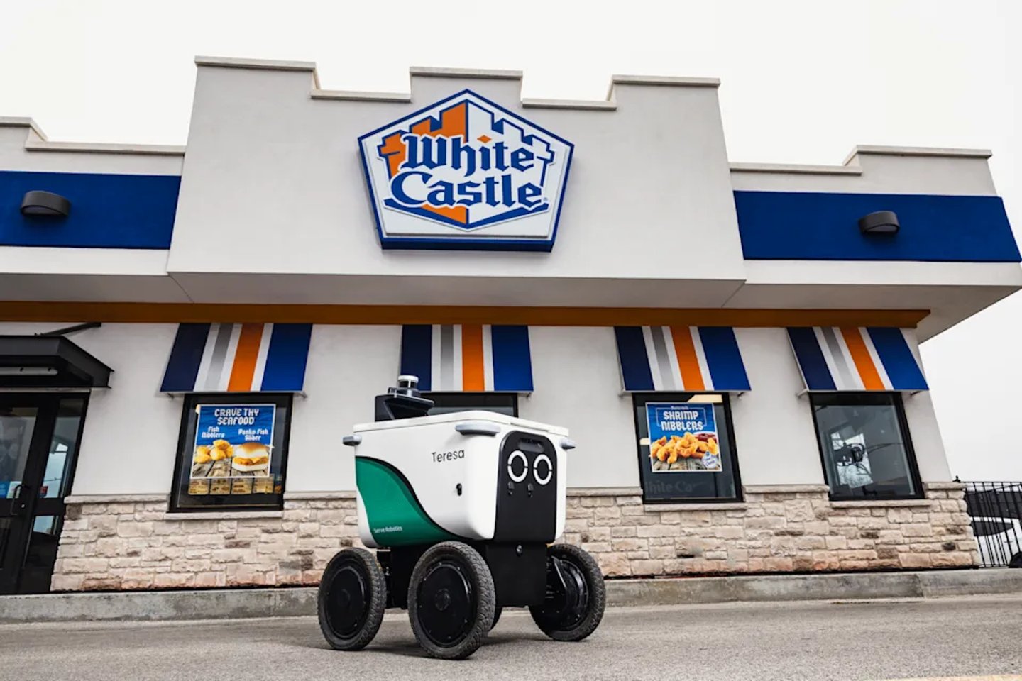 White Castle delivery robot (Image: GlobeNewswire Inc.)