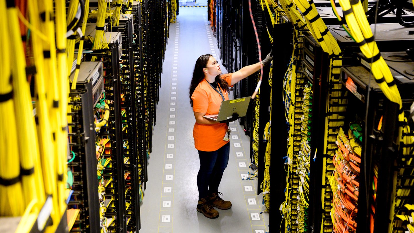 Amazon data center worker