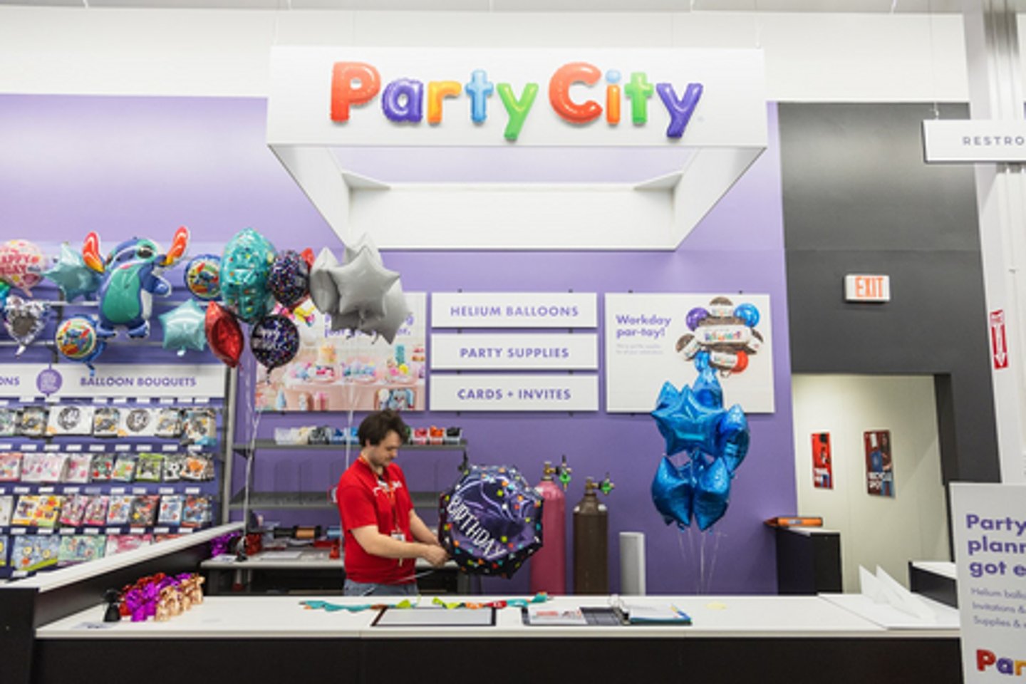 Party City shop inside Staples