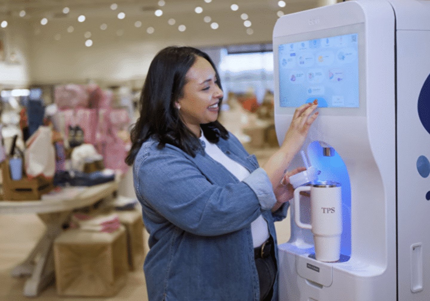 Bevi machine in The Paper Store