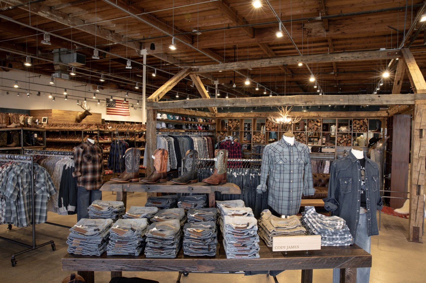 Boot Barn internal store