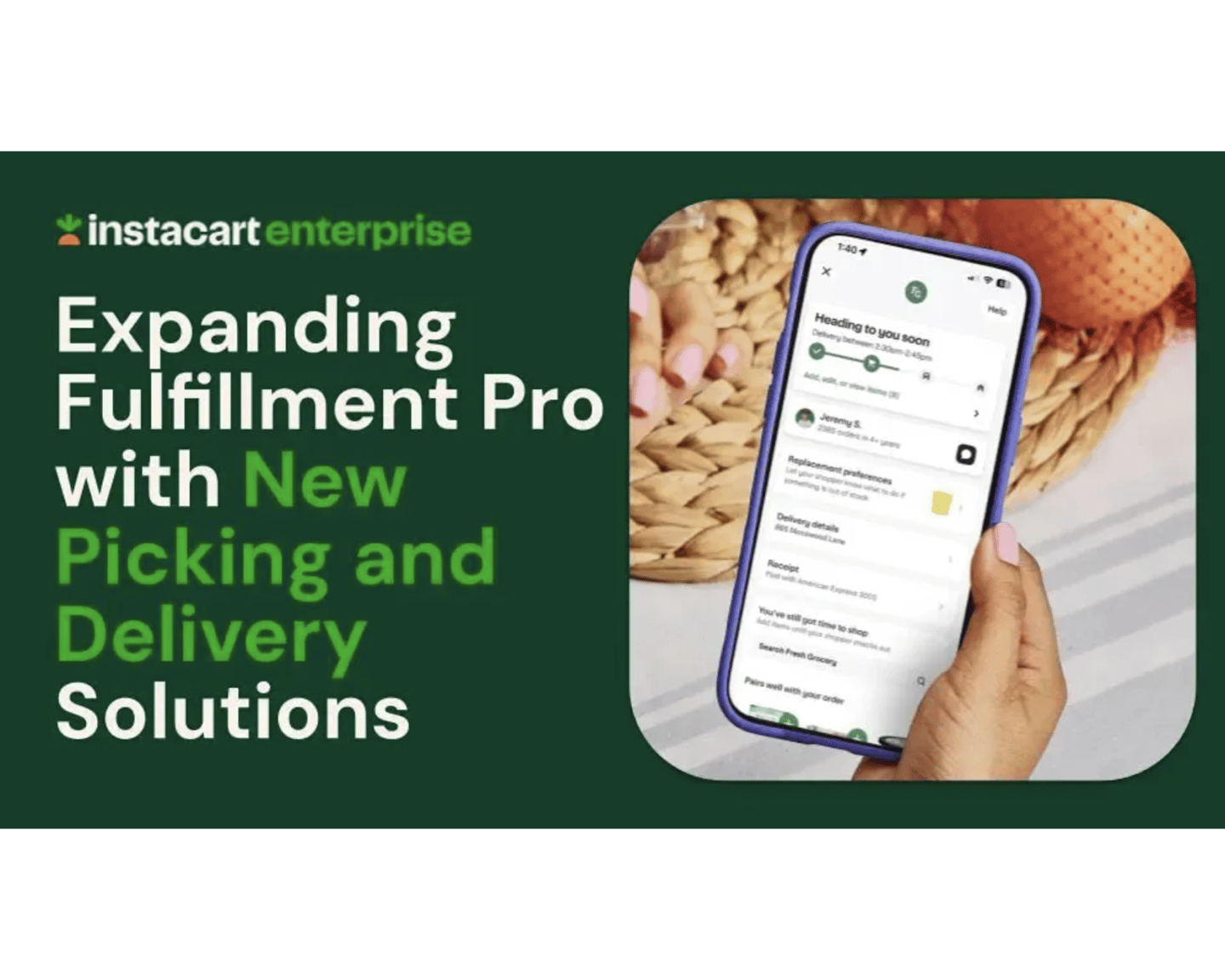 Instacart Fulfillment Pro delivery picking