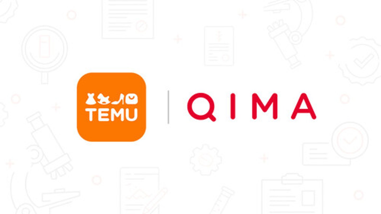 Temu - Qima logos (Credit: Temu)